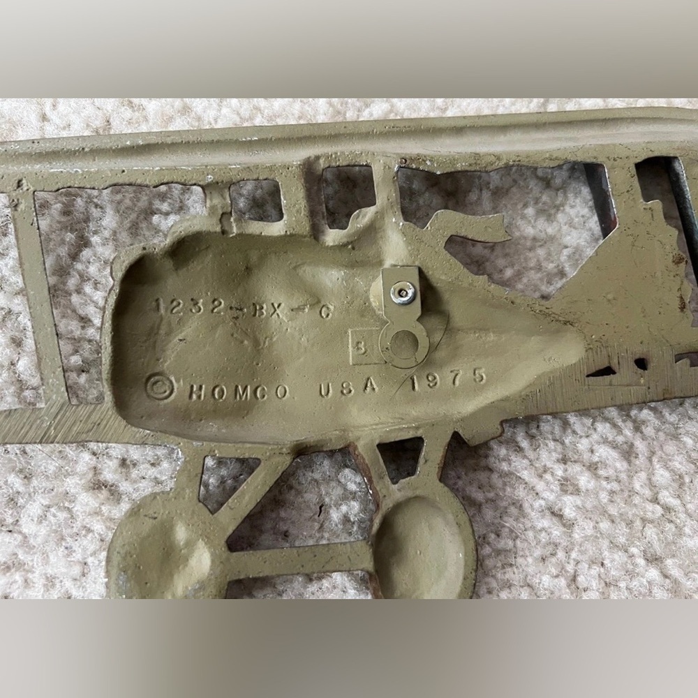 Vintage Sexton Homco 1975 Set Of 3 Airplanes Bi-Planes Cast Metal Wall Art - Picture 5 of 7